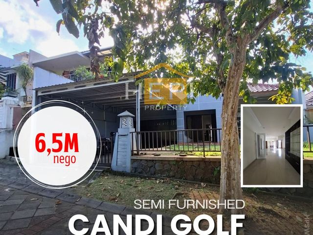 Dijual Rumah Semi Furnish di Candi Golf Semarang