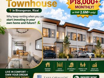 Modern 2Br Townhouse in Easton Park Binangonan