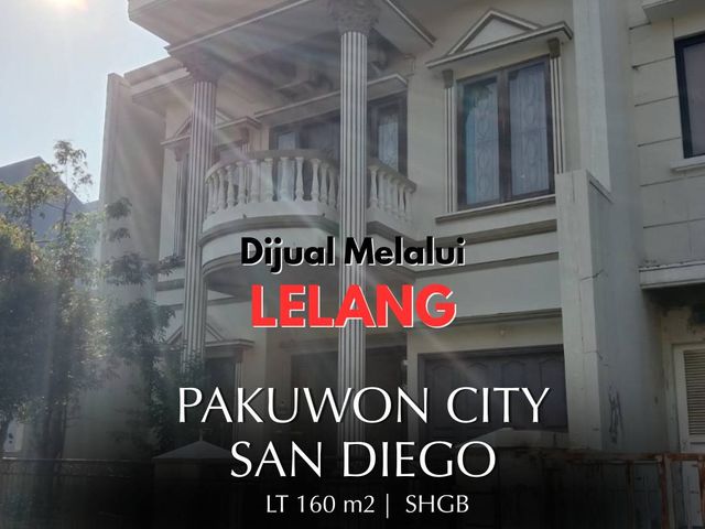 Dijual Melalui Lelang Rumah Surabaya Pakuwon City San Diego
