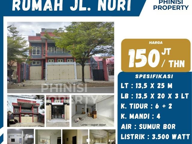 DISEWAKAN RUMAH JL. NURI