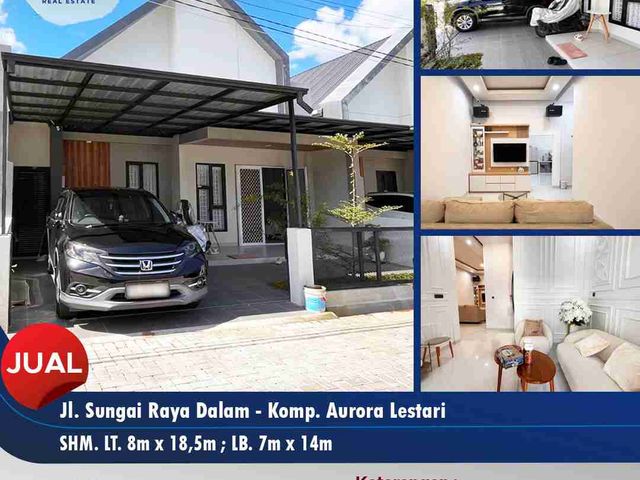 Rumah 1 lantai fully furnished
