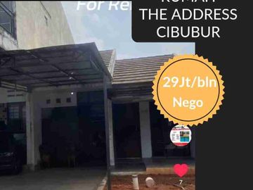 Disewakan rumah murah the address cibubur
