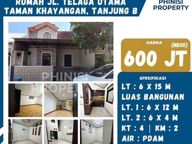 Rumah 2 Lantai di Taman Khayangan Tanjung Bunga