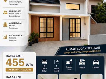 hunian siap pakai sudah dibangun
