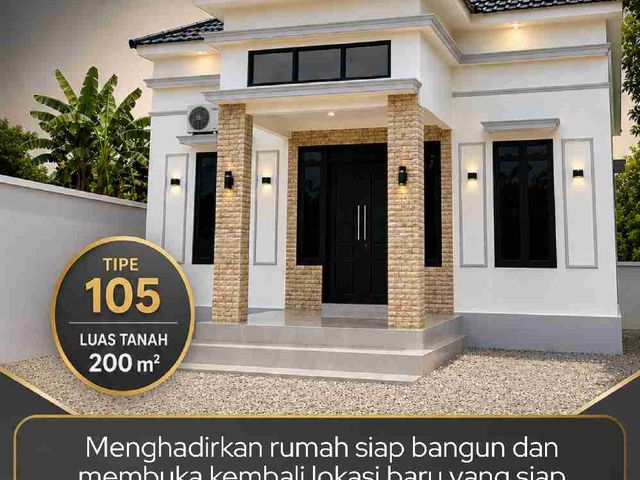 LOKASI TERBARU, RUMAH MEWAH SIAP BANGUN, BANJARBARU KALSEL