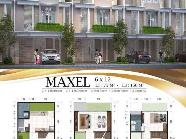 Dijual Rumah Baru Lokasi Dharmahusada Indah Barat