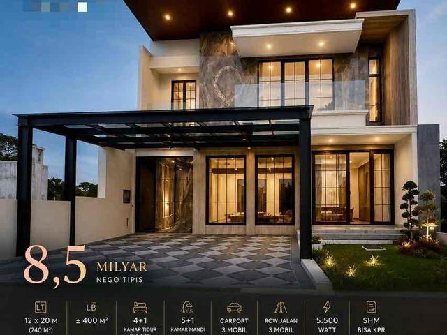 pakuwon city jual rumah mewah new gress di cluster grand island