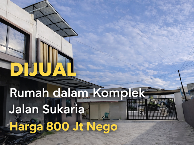 Rumah Baru Daerah Medan Tembung Jl Sukaria