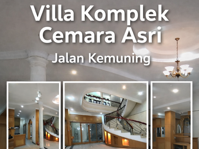 Villa Mewah Daerah Deli Serdang Komplek Cemara Asri Jl Kemuning