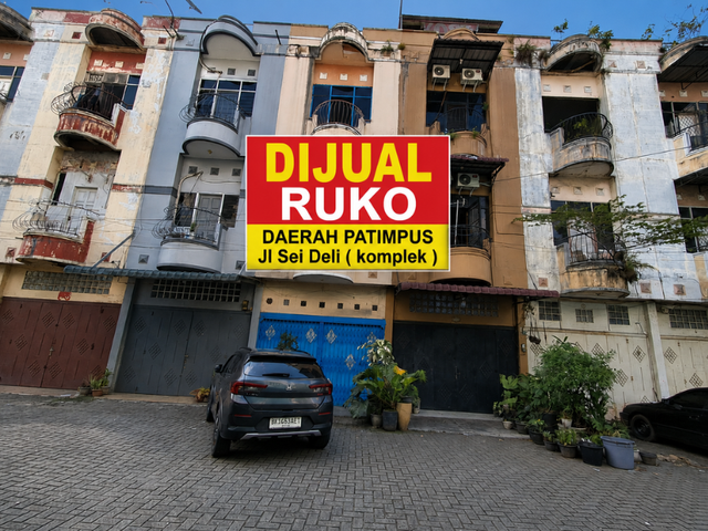 Ruko Daerah Medan Barat - Adam Malik - Jl Sei Deli