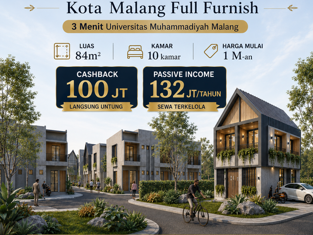 Rumah Kost Baru di Dekat Kampus UMM Malang