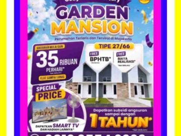 Rumah Mojokerto Subsidi Viral Terlaris Garden Mansion