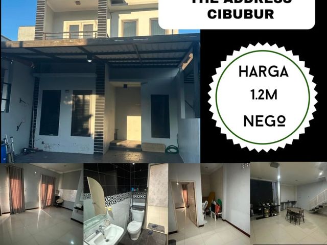 DIJUAL RUMAH SIAP HUNI THE ADDRESS CIBUBUR