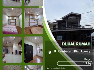 Dijual Rumah Hook di Daerah Rambutan Pekanbaru Kota!