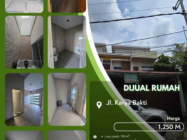 Dijual Rumah Daerah Karya Bakti Pekanbaru Kota!