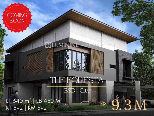 DIJUAL RUMAH MEWAH HOOK, BRAND NEW DI FORESTA BSD CITY, TANGSEL (ON)