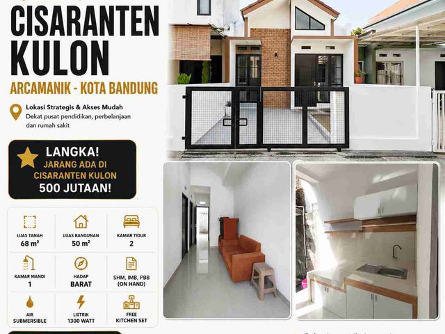 Rumah 500 Jutaan di Cisaranten Kulon, Arcamanik