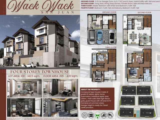 Wack Wack Luxury Townhouses, Addition Hills, San Juan City
