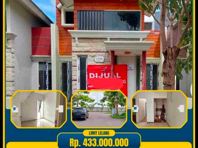 DIJUAL RUMAH LELANG BANK DEKAT BANDARA JUANDA SELATAN SURABAYA