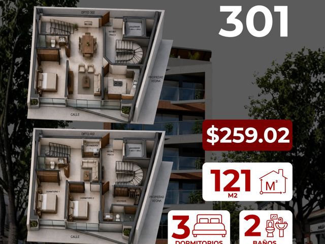 DÚPLEX DE ESTRENO DE 125.33 m² – CERCA DE MALL PLAZA, REAL PLAZA Y AV. EJÉRCITO