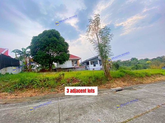 3 Adjacent lots in Dasmariñas Cavite - Below Market Value - Can also be sold individually
