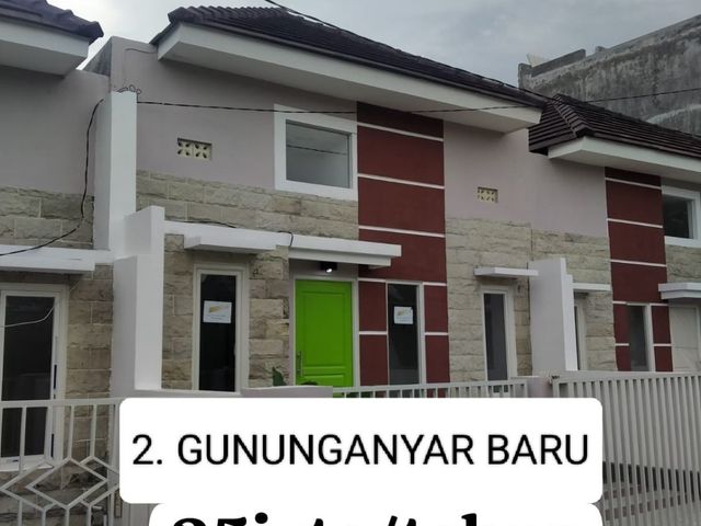 MURAH TIDAK BANJIR RUMAH BARU SIAP HUNI GUNUNGANYAR BARU,  STRATEGIS