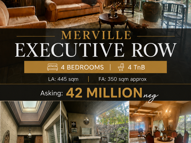 4 Bedroom Corner Lot House for Sale in Merville, Paranaque
