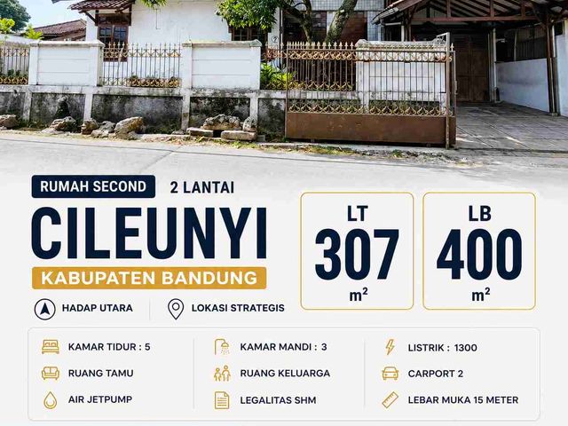 Rumah luas dan strategis di Cileunyi, Bandung