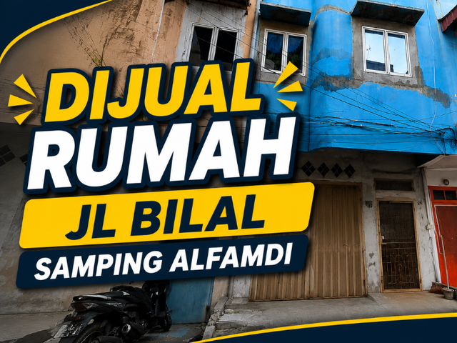 Rumah Daerah Medan Timur Jl Bilal - Krakatau