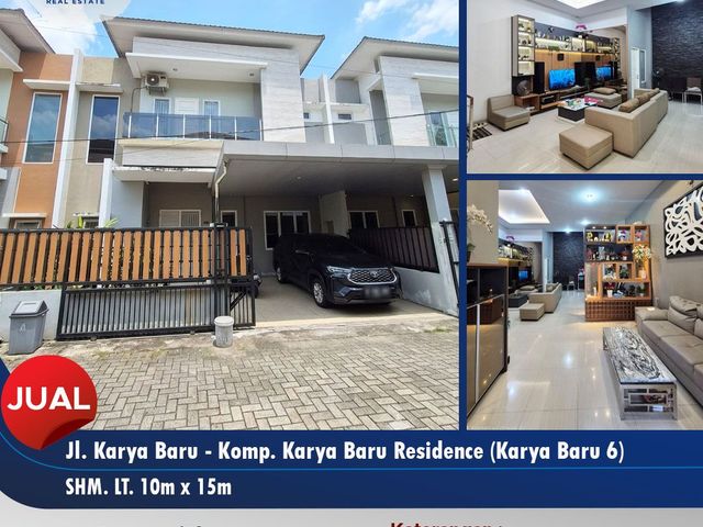 Rumah Full Interior Perumahan Karya Baru Residence, Pontianak