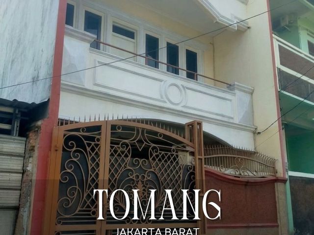 DIJUAL/DISEWA CEPAT RUMAH 3 LANTAI SIAP HUNI DI TOMANG JAKARTA BARAT