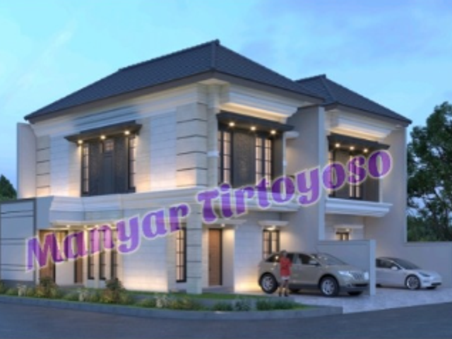 Dijual Rumah Manyar Tirtoyoso Lebar 7 American Style