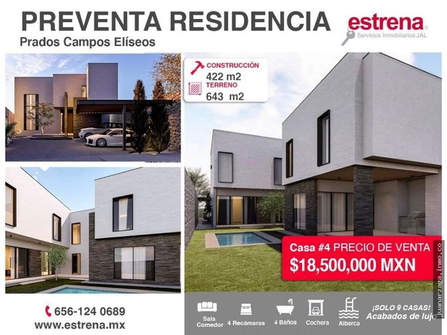 Residencias de Lujo en Preventa | En Campos Elíseos
