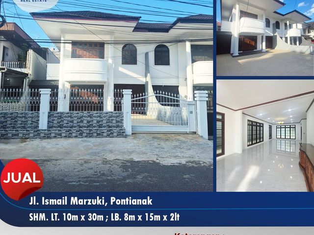 Rumah Baru Lokasi bagus Jl Ismail Marzuki, Pontianak