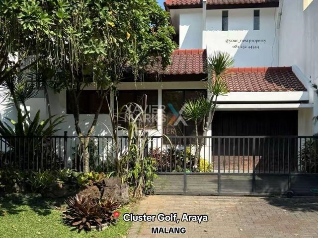 Rumah Semi Furnish Di Private Cluster Golf, Kota Araya Malang