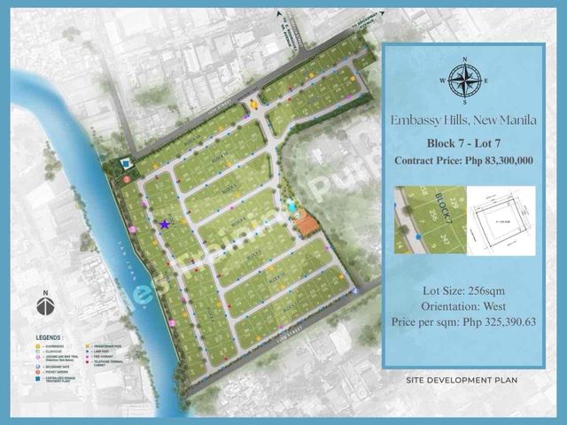 Embassy Hills New Manila Lot for Sale