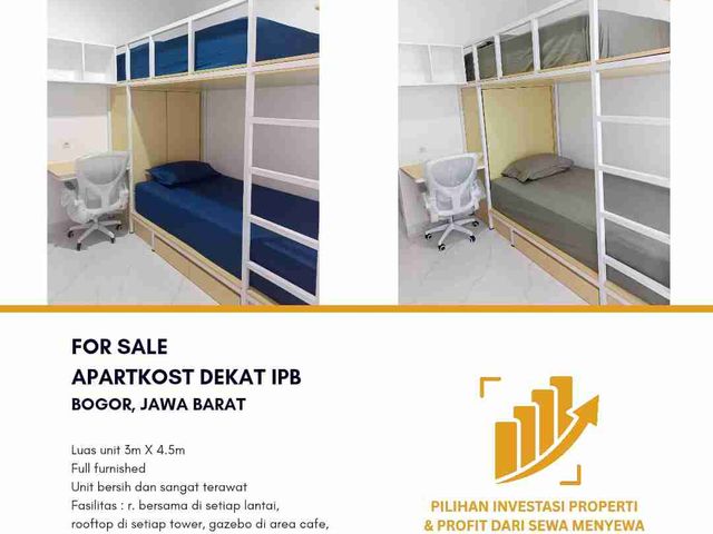 Dijual Apartkos dekat IPB, Bogor