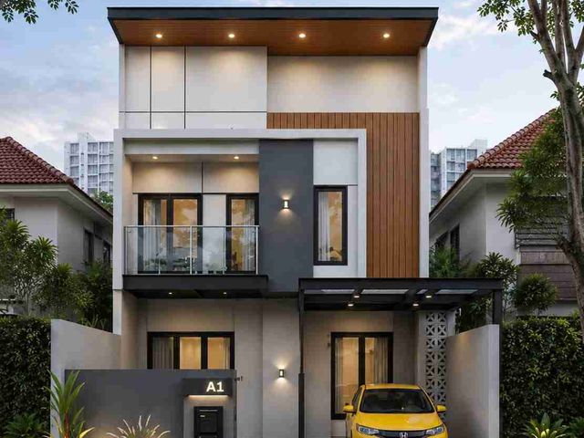 jual rumah 2 lantai harga 1 lantai
