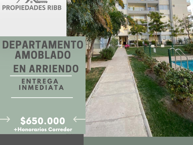Se Arrienda Departamento Amoblado en Quillota