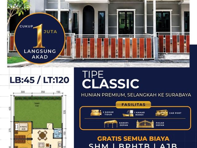 Dijual Rumah mewah Grand Pavillion Regency Selangkah Kota Surabaya