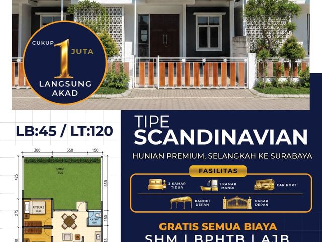 Dijual Rumah mewah Grand Pavillion Regency Selangkah Kota Surabaya