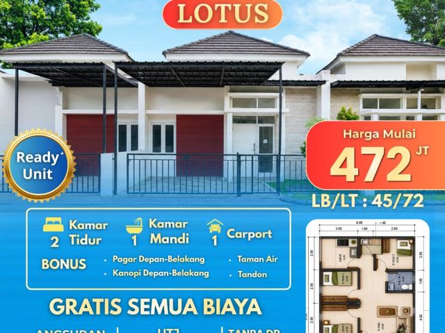 Dijual Rumah Murah Grand Kedamean Regency di Gresik
