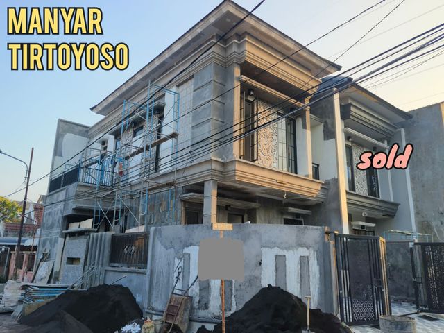 SISA 1 UNIT. RUMAH HOOK NO BLUSUK BLUSUK BARU GRESS MANYAR TIRTOYOSO SURABAYA TIMUR. DEKAT SEKOLAH PETRA, KLAMPIS, ITS, KERTAJAYA, Dll