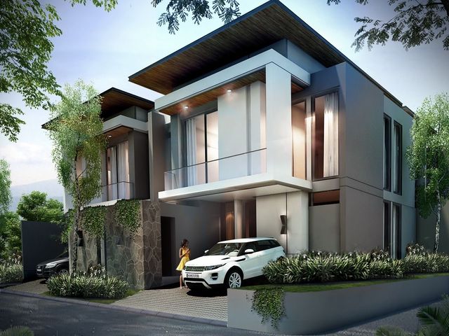 Rumah Darmo Baru Barat Posisi Hook bangunan 2 lantai