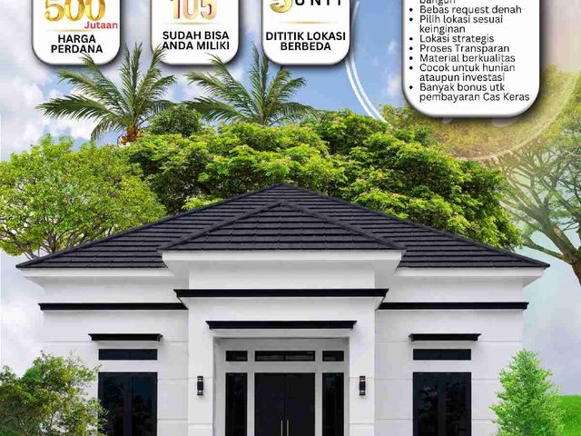 RUMAH SIAP BANGUN DGN DENAH FLEKSIBEL BANJARBARU KALSEL
