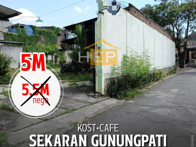 Dijual Kos dan Cafe Sekaran, Gunung Pati Semarang