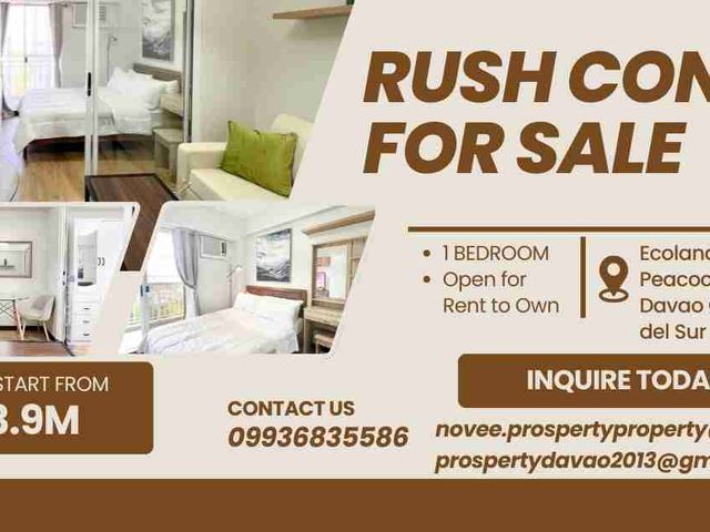 1BR CONDO UNIT RUSH SALE