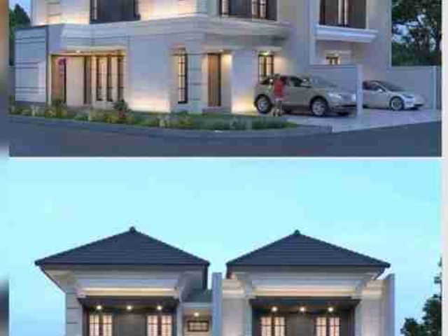 Dijual Rumah Baru Manyar Tirtoyoso Lebar 7 Model American Style
