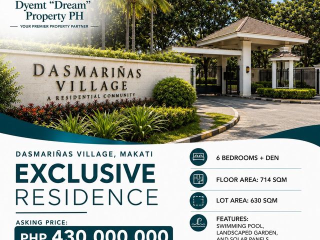 630sqm Livable House in Exclusive Subdivision in Dasmarinas Village, Makati City