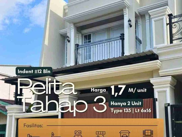 Rumah Mewah jl Pelita Raya Makassar dekat Pettarani sungai Saddang baru Panakukang